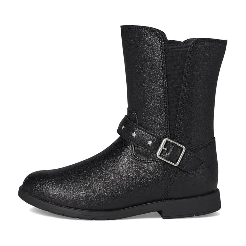 Stride Rite SR Lizz CG039002 Boot Kids 13 Black Leather Mid Calf Western ZOGG701